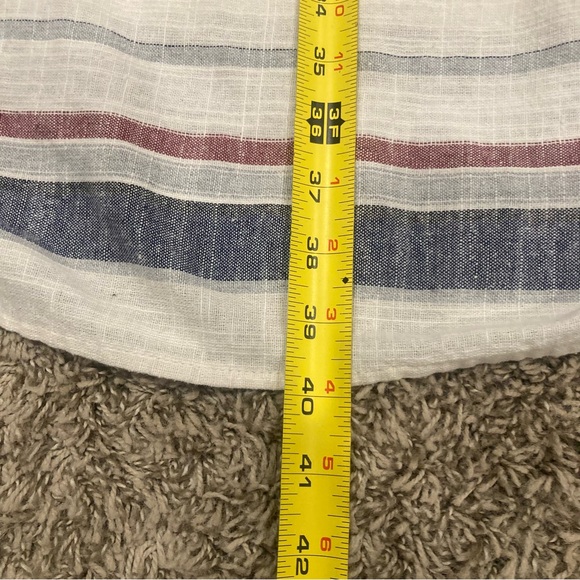 Listicle chevron striped midi high neck 100% Cotton Summer Halter style pockets - Picture 13 of 15